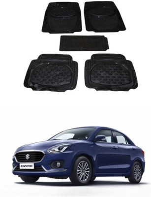 Autoxygen Rubber Standard Mat For  Maruti Suzuki Swift Dzire(Black)