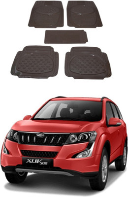 Autoxygen Rubber Standard Mat For  Mahindra XUV(Beige)