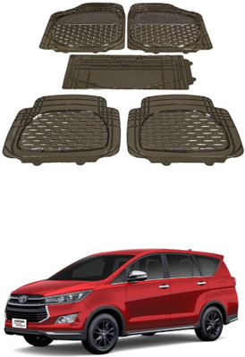 Autoxygen Rubber Standard Mat For  Toyota Innova(Brown)