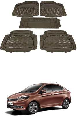 Autoxygen Rubber Standard Mat For  Tata TT(Brown)
