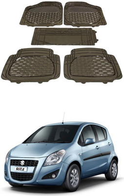 Autoxygen Rubber Standard Mat For  Maruti Suzuki Ritz(Brown)