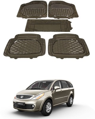 Autoxygen Rubber Standard Mat For  Tata Aria(Brown)