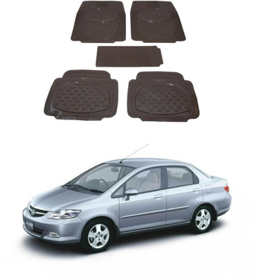 Autoxygen Rubber Standard Mat For  Honda City(Beige)