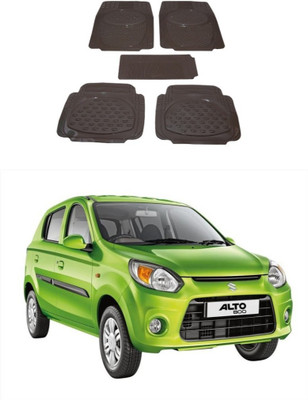 Autoxygen Rubber Standard Mat For  Maruti Suzuki Alto 800(Beige)