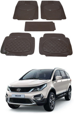 Autoxygen Rubber Standard Mat For  Tata Hexa(Beige)