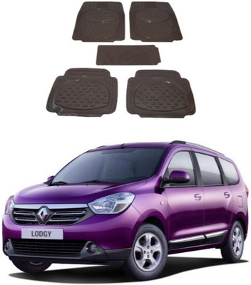 Autoxygen Rubber Standard Mat For  Renault Lodgy(Beige)