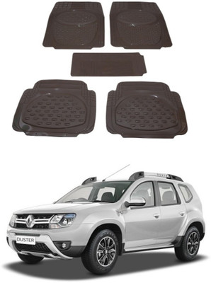 Autoxygen Rubber Standard Mat For  Renault Duster(Beige)