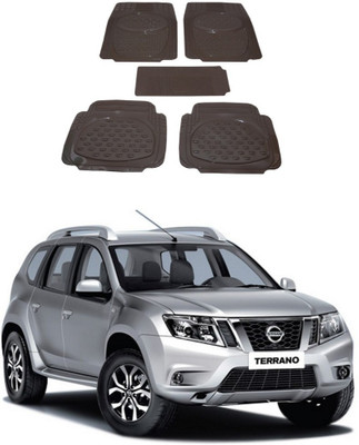 Autoxygen Rubber Standard Mat For  Nissan Terrano(Beige)