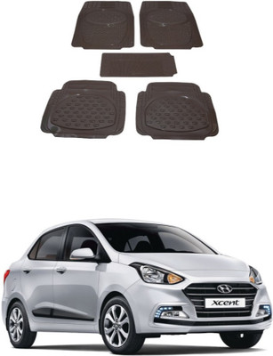 Autoxygen Rubber Standard Mat For  Hyundai Xcent(Beige)