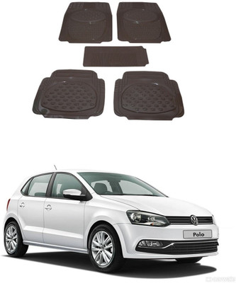 Autoxygen Rubber Standard Mat For  Volkswagen Polo(Beige)