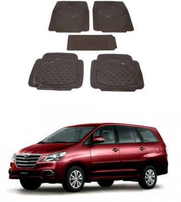 Autoxygen Rubber Standard Mat For  Toyota Innova(Beige)