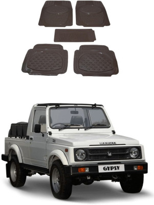 Autoxygen Rubber Standard Mat For  Maruti Suzuki Gypsy(Beige)