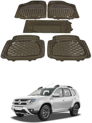Autoxygen Rubber Standard Mat For  Renault Duster(Brown)