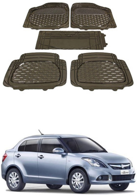 Autoxygen Rubber Standard Mat For  Maruti Suzuki Swift Dzire(Brown)