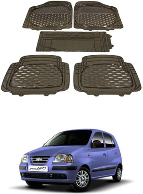Autoxygen Rubber Standard Mat For  Hyundai Santro Xing(Brown)