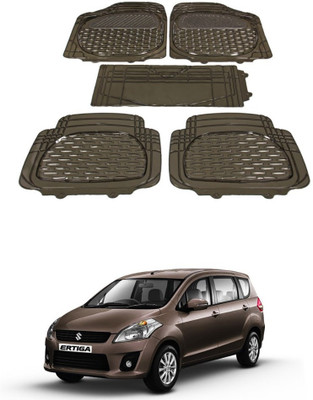 Autoxygen Rubber Standard Mat For  Maruti Suzuki Ertiga(Brown)