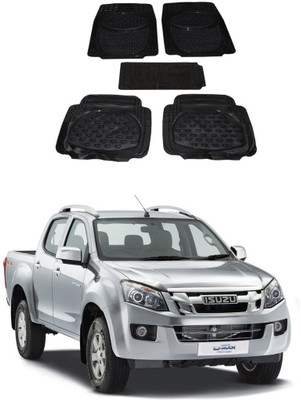 Autoxygen Rubber Standard Mat For  Isuzu DMAX(Black)