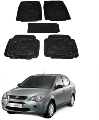 Autoxygen Rubber Standard Mat For  Ford Ikon(Black)