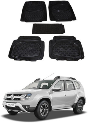 Autoxygen Rubber Standard Mat For  Renault Duster(Black)