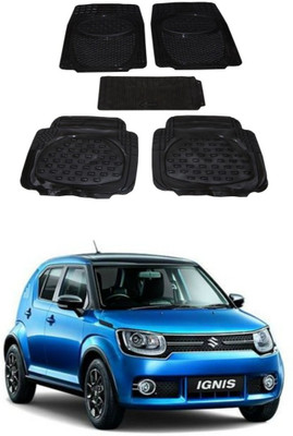 Autoxygen Rubber Standard Mat For  Maruti Suzuki Ignis(Black)