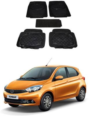 Autoxygen Rubber Standard Mat For  Tata Tiago(Black)