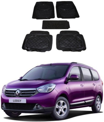 Autoxygen Rubber Standard Mat For  Renault Lodgy(Black)