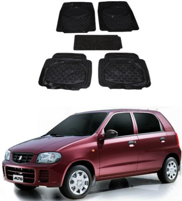 Autoxygen Rubber Standard Mat For  Maruti Suzuki Alto(Black)