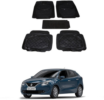 Autoxygen Rubber Standard Mat For  Maruti Suzuki Baleno(Black)