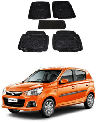 Autoxygen Rubber Standard Mat For  Maruti Suzuki Alto K10(Black)