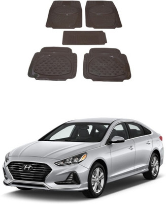 Autoxygen Rubber Standard Mat For  Hyundai Sonata(Beige)