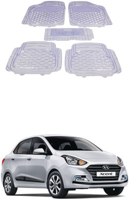 Autoxygen Rubber Standard Mat For  Hyundai Xcent(White)