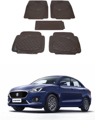 Autoxygen Rubber Standard Mat For  Maruti Suzuki Swift Dzire(Beige)