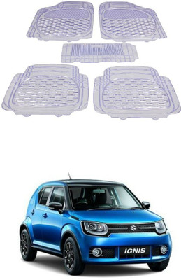 Autoxygen Rubber Standard Mat For  Maruti Suzuki Ignis(White)