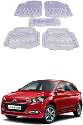 Autoxygen Rubber Standard Mat For  Hyundai i20(White)