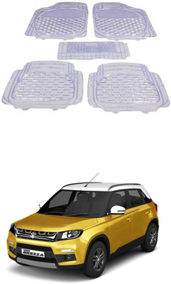 Autoxygen Rubber Standard Mat For  Maruti Suzuki Vitara Brezza(White)