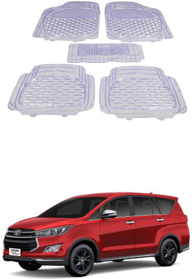 Autoxygen Rubber Standard Mat For  Toyota Innova(White)