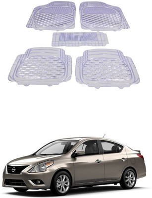 Autoxygen Rubber Standard Mat For  Nissan Sunny(White)