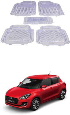 Autoxygen Rubber Standard Mat For  Maruti Suzuki New Swift(White)