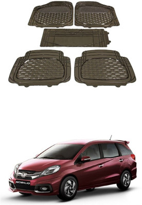 Autoxygen Rubber Standard Mat For  Honda Mobilio(Brown)