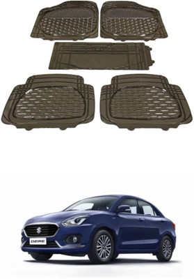 Autoxygen Rubber Standard Mat For  Maruti Suzuki Swift Dzire(Brown)