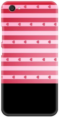 Smutty Back Cover for Vivo Y81i, Vivo 1812 - Pink Heart Print(Multicolor, Hard Case, Pack of: 1)