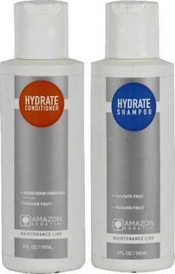 

AMAZON KERATIN HYDRATE SHAMPOO, HYDRATE CONDITIONER(Set of 2)