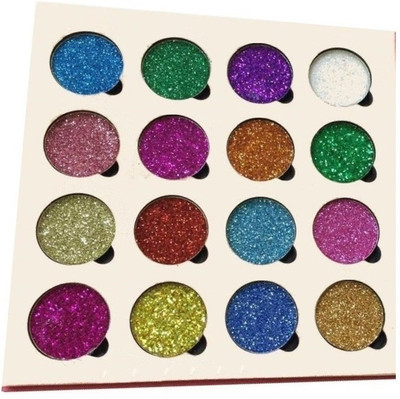 

ADJD PROFESSIONAL'S ULTRA PIGMENTED LONG LASTING GLITTER EYE SHADOW PALETTE 28 g(MULTI)