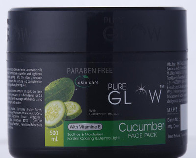 

PURE GLOW CUCUMBER FACE PACK(500 ml)