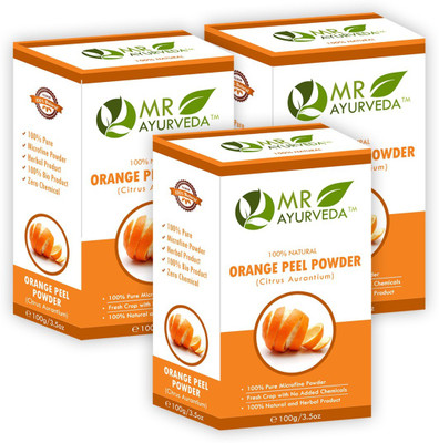 

MR Ayurveda Orange Peel Powder ( Citrus Aurantium ) - Set of 3(300 g)