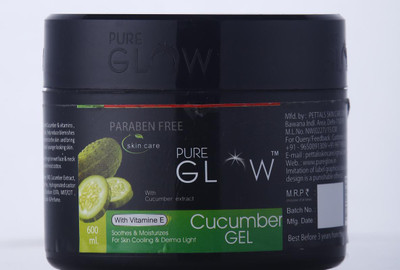 

PURE GLOW CUCUMBER FACIAL GEL(500 ml)