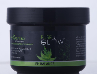 

PURE GLOW ALOEVERA BLEACH CREAM(250 ml)