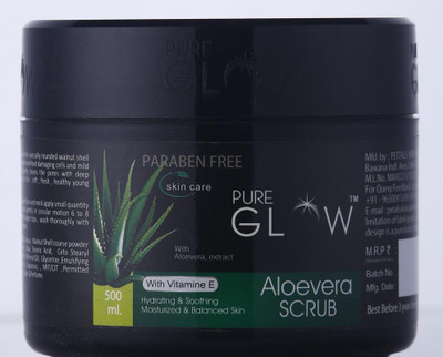

PURE GLOW ALOE VERA SCRUB(500 ml)