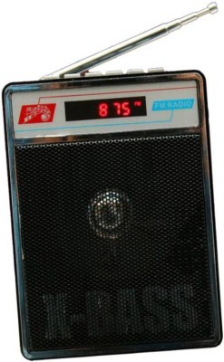 Fangtooth SL-413 Portable Fm Radio Supports USB pen-drive, Aux & SD card FM Radio FM Radio(Black) at flipkart