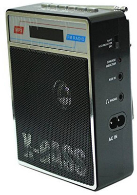 

Fangtooth FM Radio SL-413 Supports USB, Aux-in & Memory card FM Radio(Black)